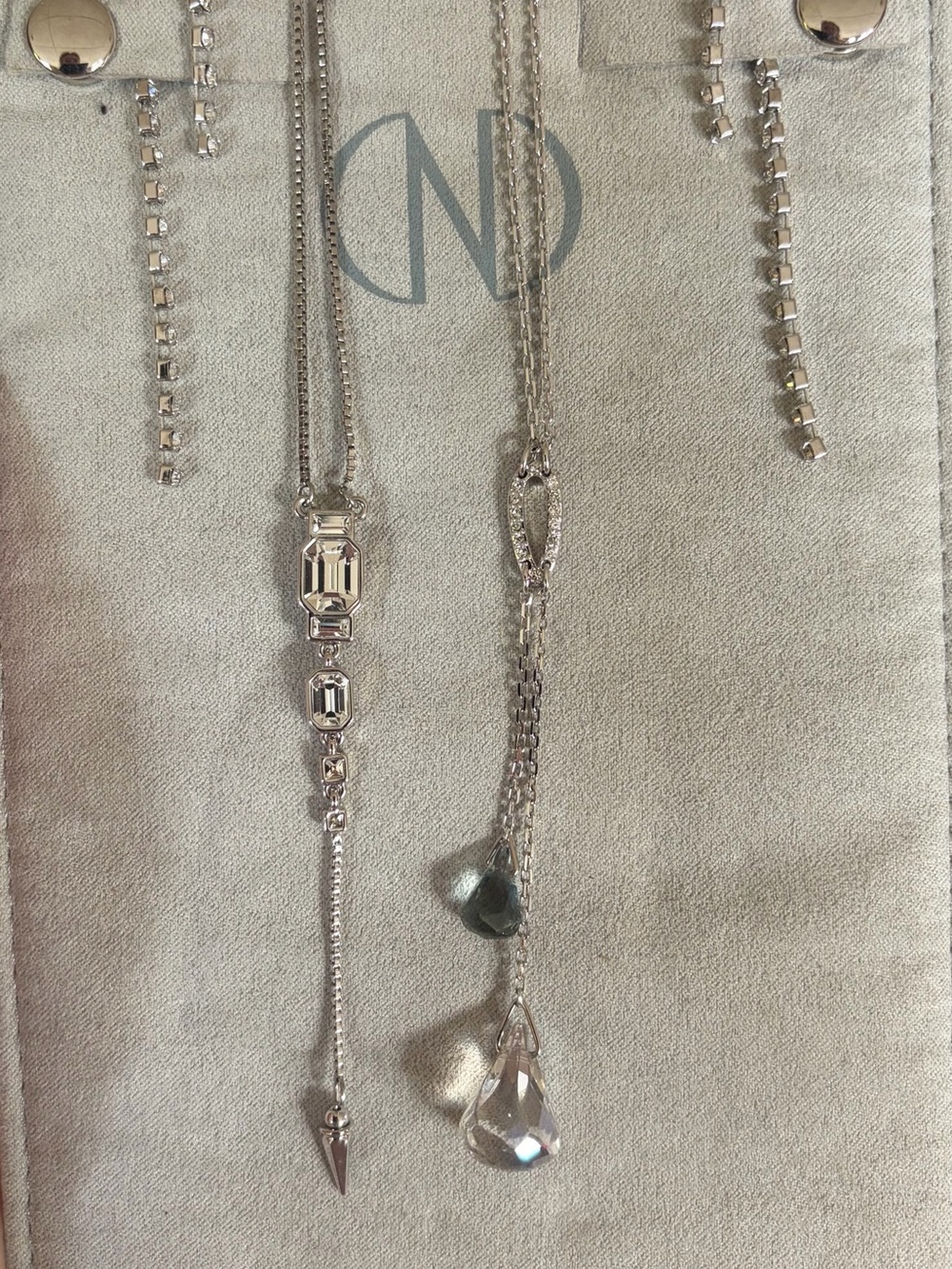 New Swarovski and Caroline Néron Necklaces